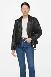 ANINE BING Maverick Leather Jacket - Black