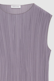 ANINE BING Melanie Dress - Ash Violet - Detail View