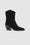 ANINE BING Mid Tania Boots - Black - Side Single View