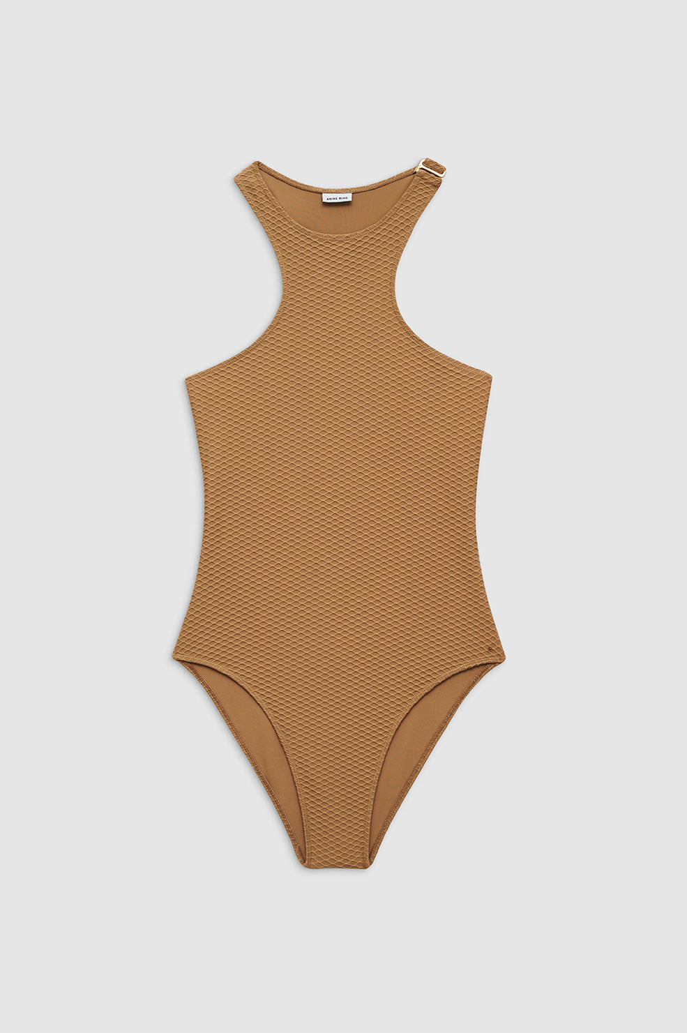 ANINE BING Morgan One Piece - Camel - Front View