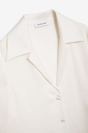 ANINE BING Mylah Shirt - Pearl