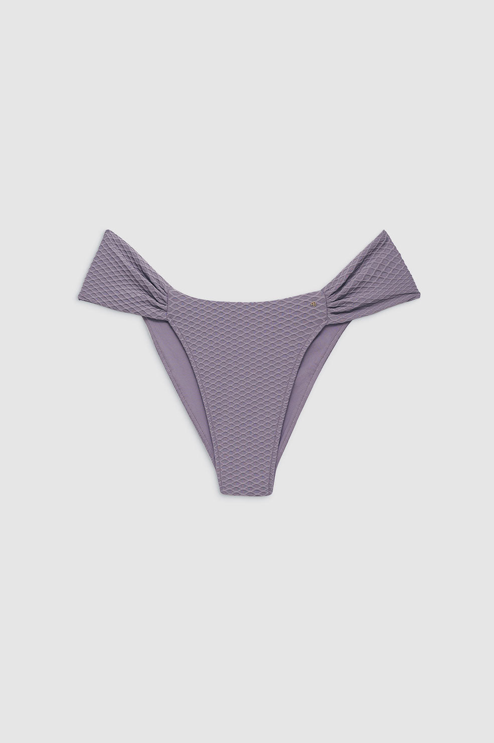 ANINE BING Naya Bikini Bottom - Violet - Front View