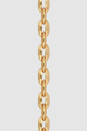 ANINE BING Oval Link Necklace - Gold - Detail View 