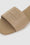 ANINE BING Ria Slides - Butterscotch Monogram - Detail View