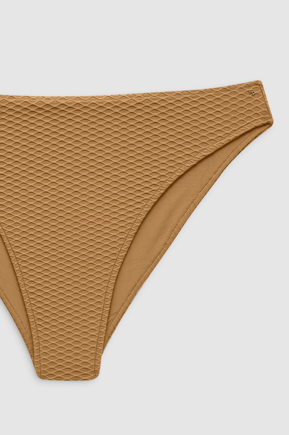 ANINE BING Rita Bikini Bottom - Camel - Detail View