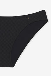ANINE BING Riza Bikini Bottom - Black - Detail View
