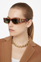 ANINE BING Siena Sunglasses - Tortoise