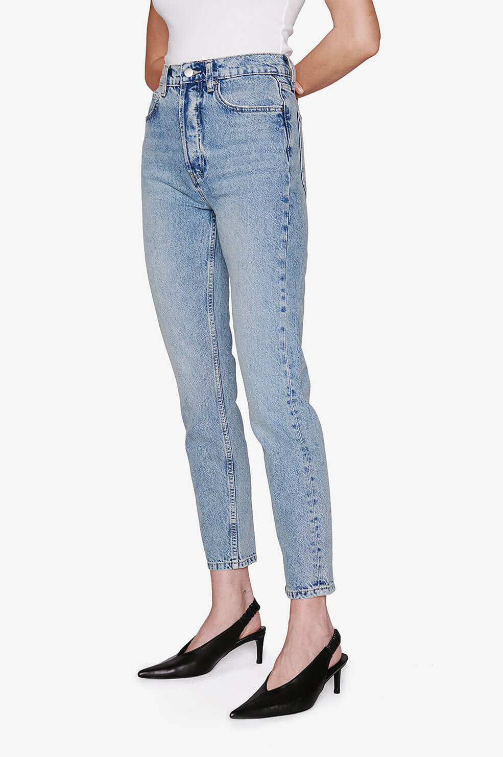 ANINE BING Sonya Jean - Washed Blue