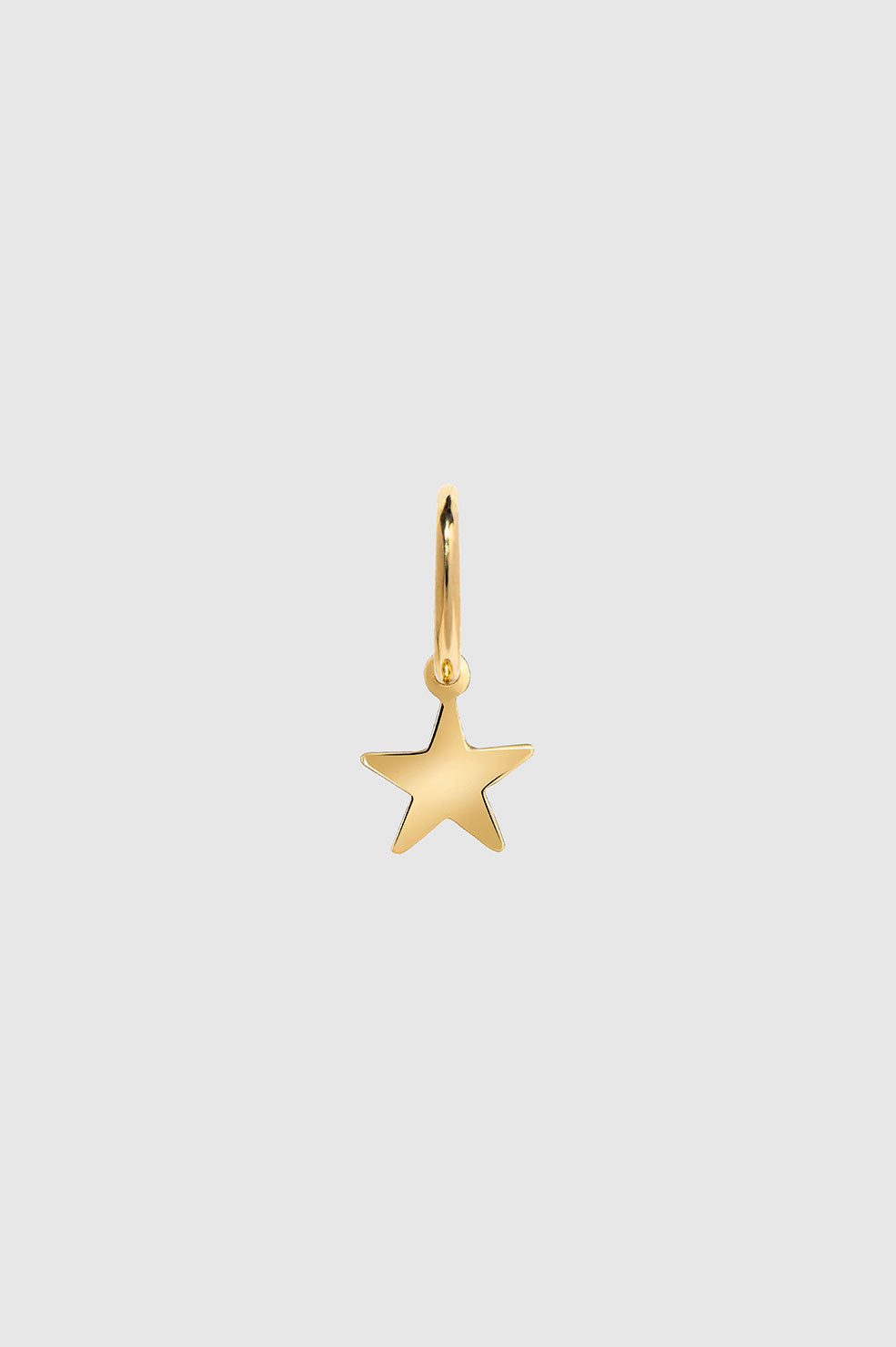 ANINE BING Star Charm Hoop Earrings - Straight View