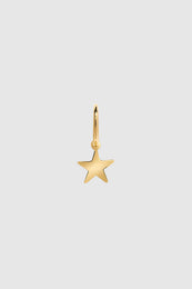 ANINE BING Star Charm Hoop Earrings - Straight View