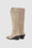 ANINE BING Tall Tania Boots - Ash Grey Suede - Back Pair View
