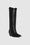 ANINE BING Tall Tania Boots - Black - Front Single View