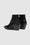ANINE BING Tania Boots - Black Embossed - Back Pair View