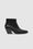 ANINE BING Tania Boots - Black Embossed - Side Single View