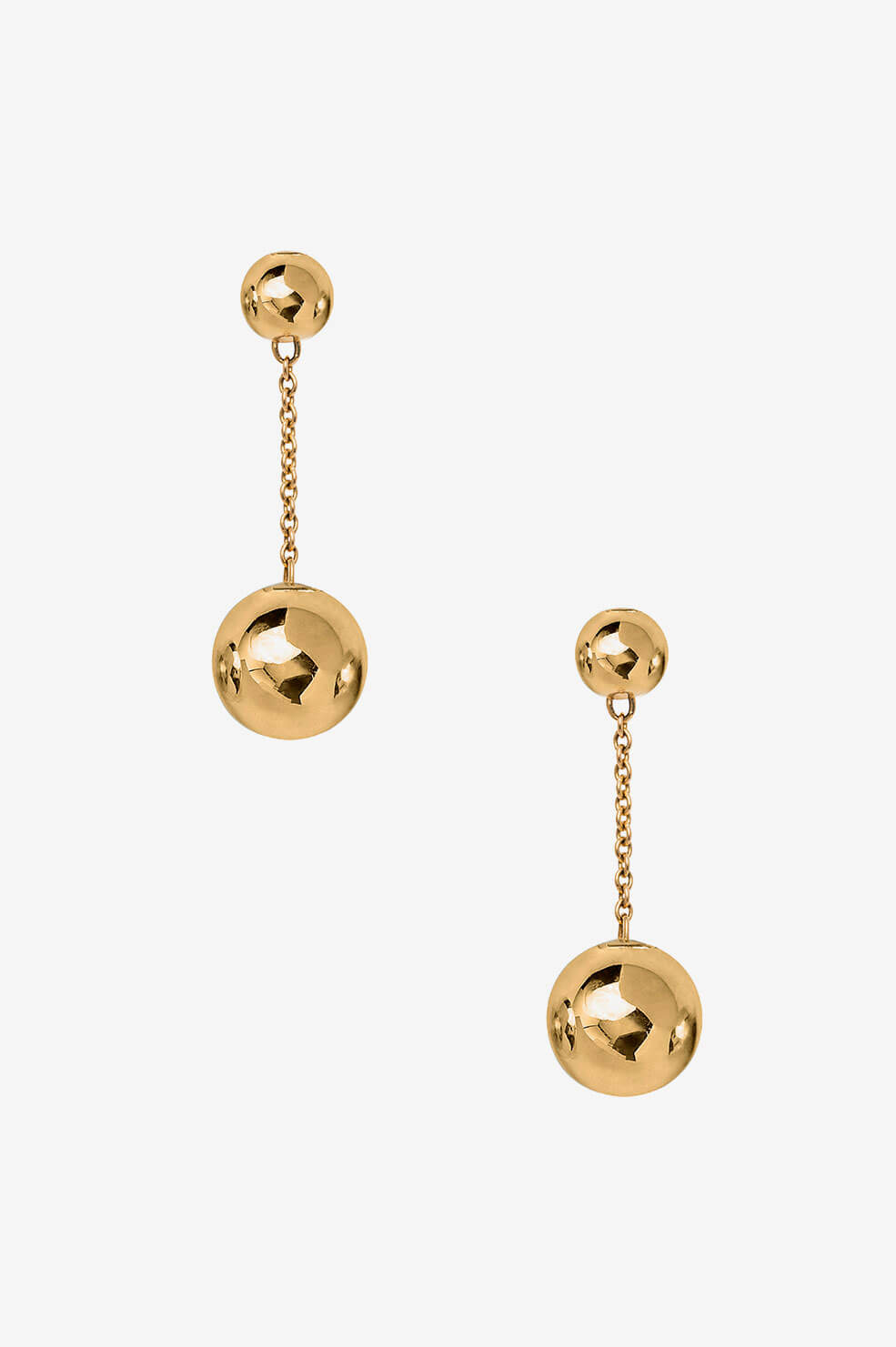 ANINE BING Ball Chain Earrings - Gold