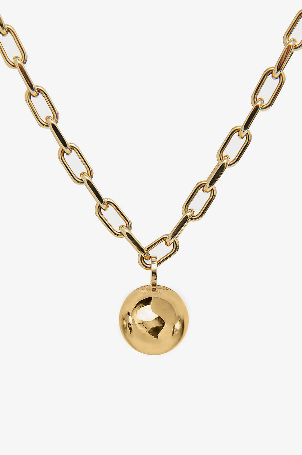 ANINE BING Ball Charm - Gold - Detail View
