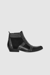 ANINE BING Charlie Boots With Silver Studs - Single Side View