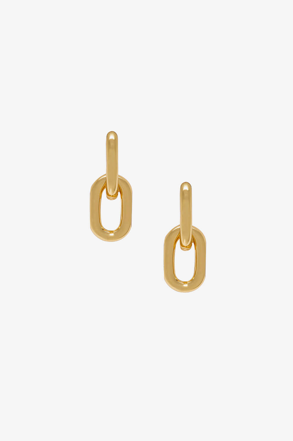 ANINE BING Chunky Link Drop Earrings - Gold