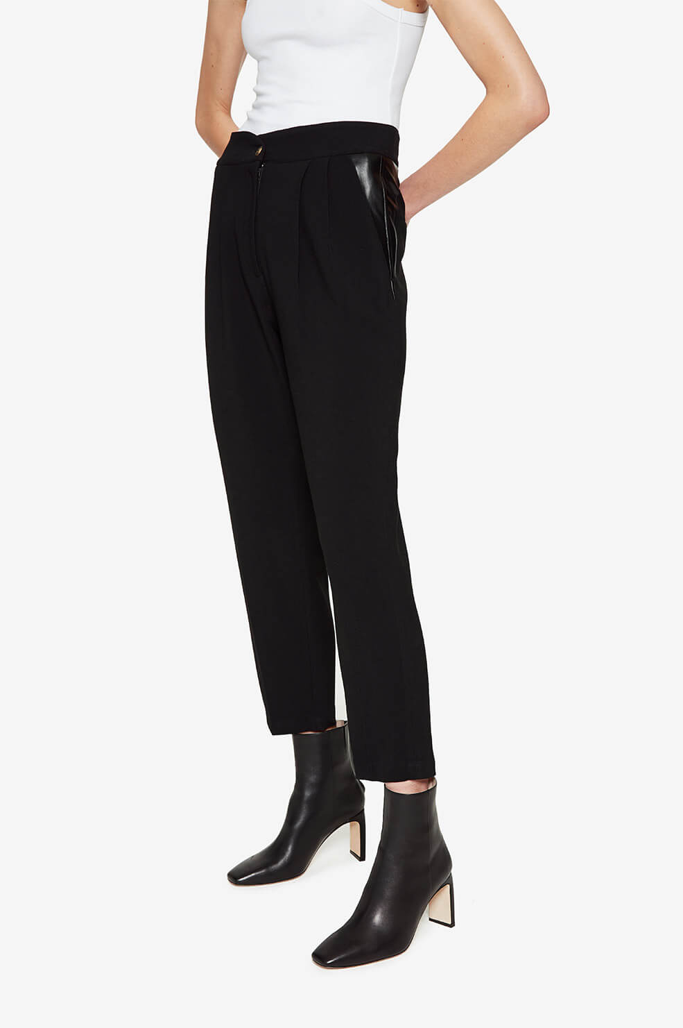 ANINE BING Eleanor Trouser - Black