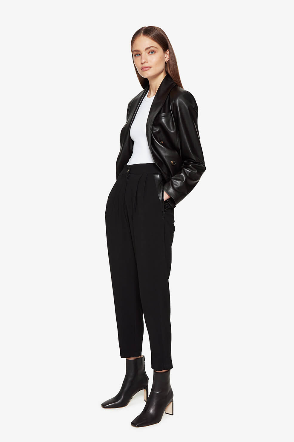 ANINE BING Eleanor Trouser - Black