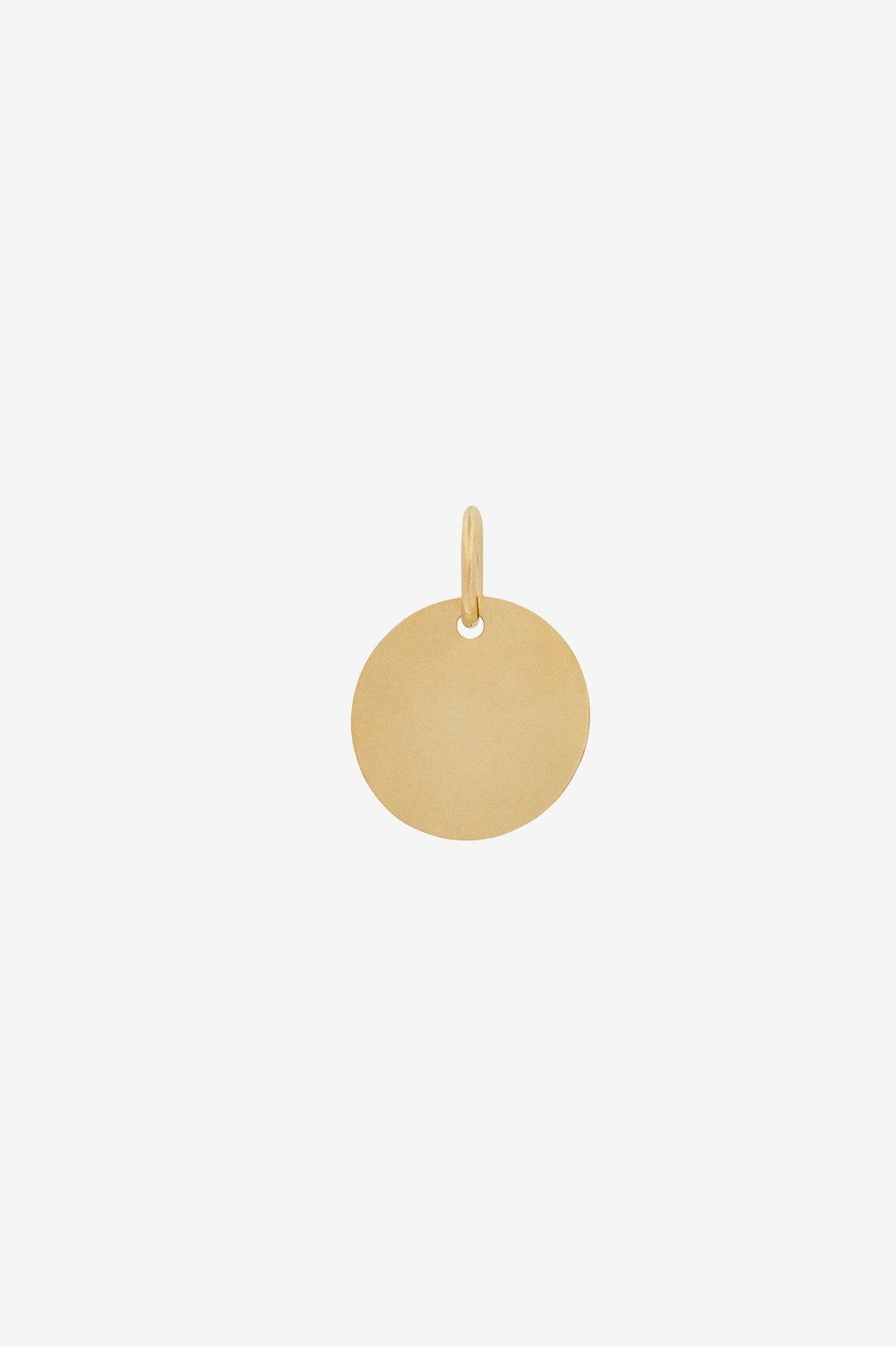 ANINE BING Gold Disc Charm
