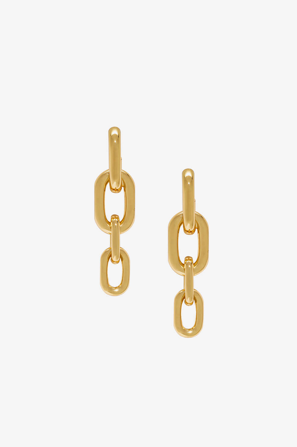 ANINE BING Gradual Link Earrings - Gold