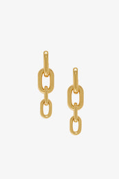 ANINE BING Gradual Link Earrings - Gold