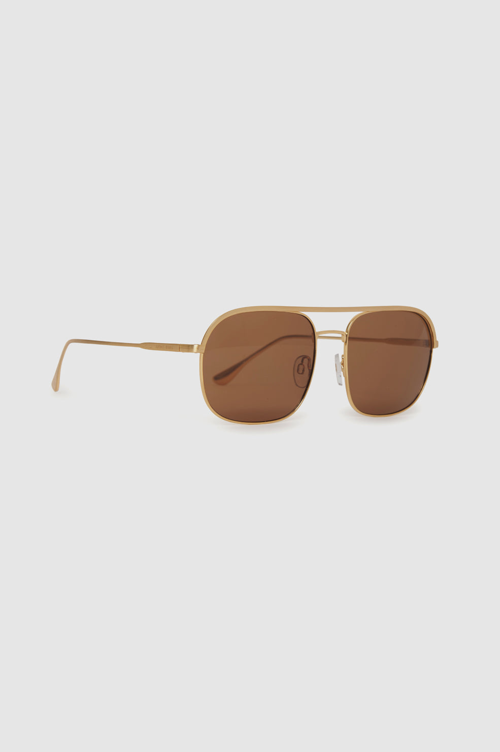 ANINE BING Highland Sunglasses - Brown - Side View