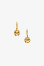ANINE BING Mini Monogram Ball Drop Earrings - Gold