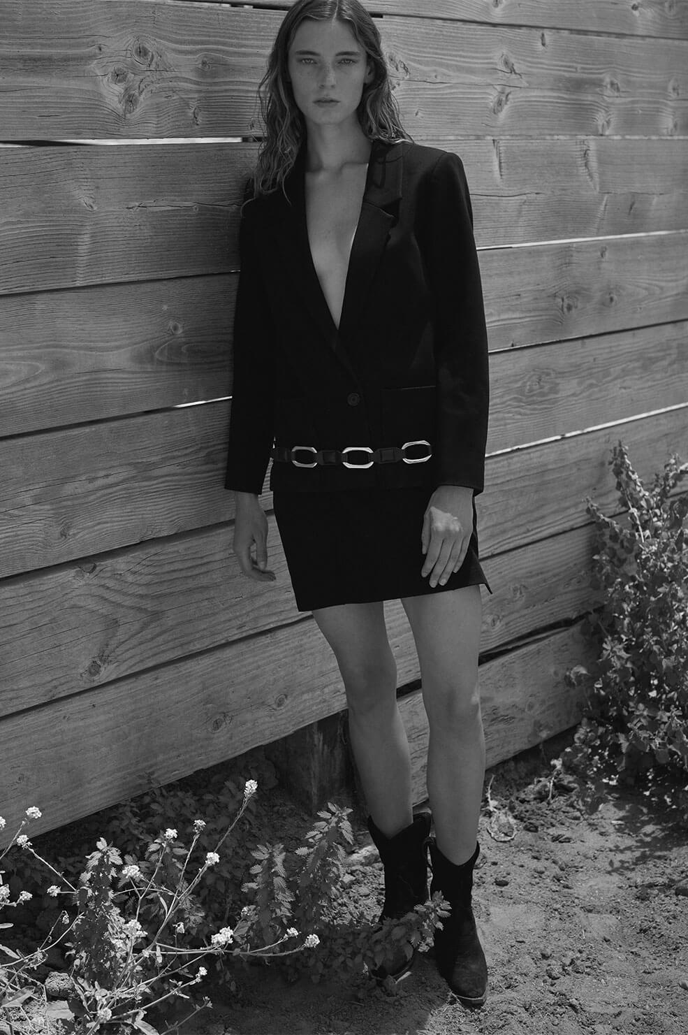 ANINE BING Nikita Skirt - Black