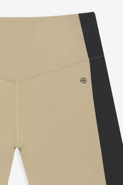 ANINE BING Blake Biker Short - Tan And Black